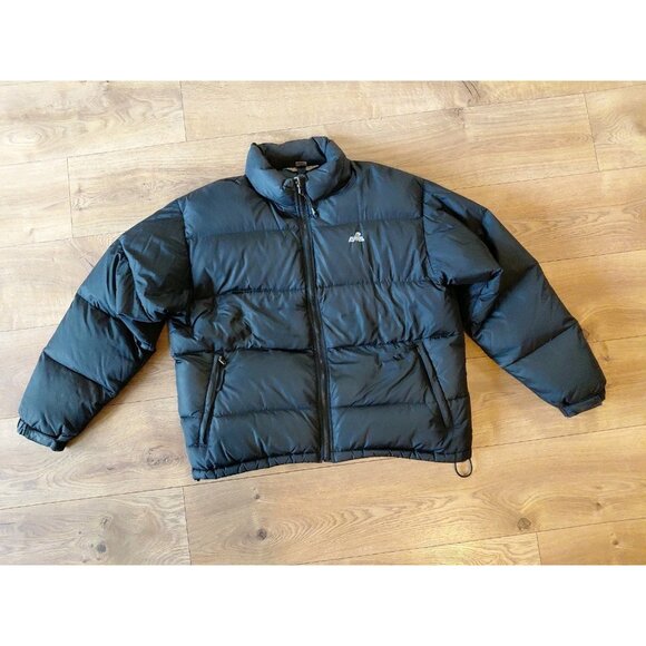 EMS Eastern Mountain Sports Women’s Goose Down Puffer Jacket Black XL - Picture 1 of 9